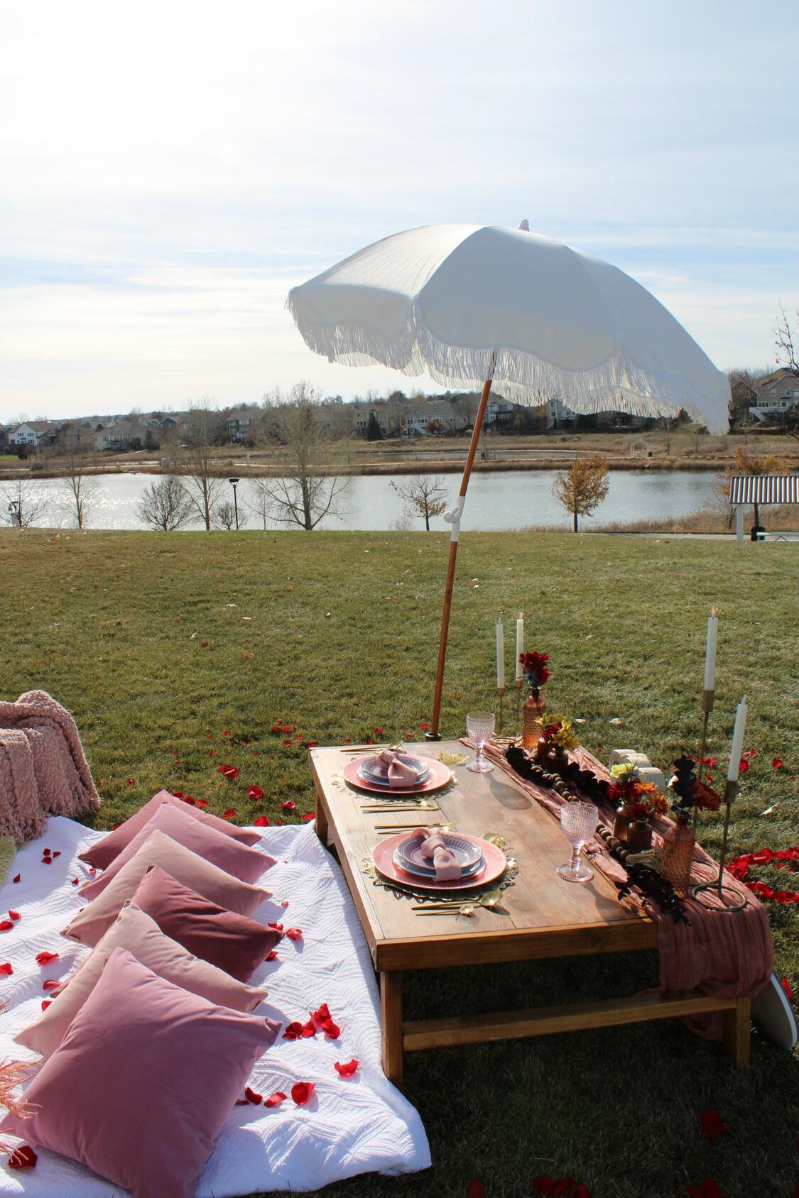 Foothills Picnics offers Fort Collins luxury picnics for dates, birthdays, engagements, anniversaries, and everything in-between. Perfect for couples, friends, and groups.