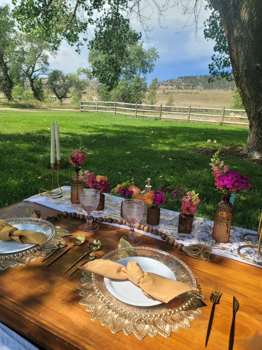 Foothills Picnics offers Fort Collins luxury picnics for dates, birthdays, engagements, anniversaries, and everything in-between. Perfect for couples, friends, and groups.