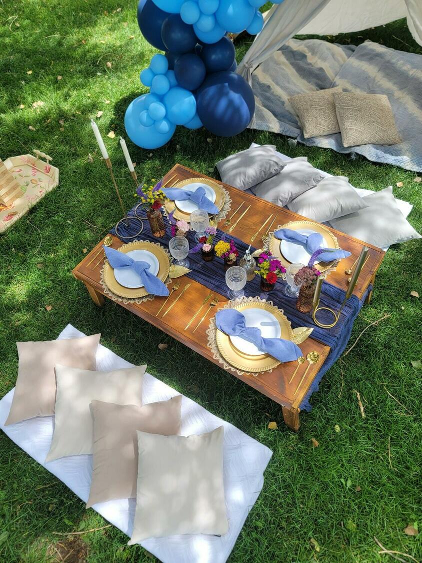 Foothills Picnics offers Fort Collins luxury picnics for dates, birthdays, engagements, anniversaries, and everything in-between. Perfect for couples, friends, and groups.